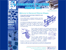 Tablet Screenshot of claremontpolymer.com